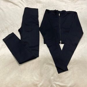 Yoga jacket and leggings set